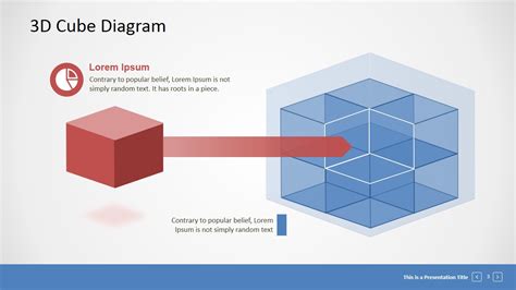 editable 3d cube presentation template