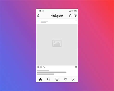 Editable Blank Instagram Post Template