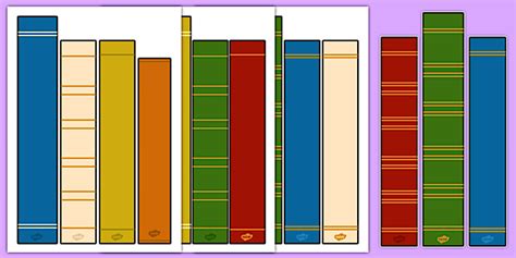 Editable Printable Book Spines