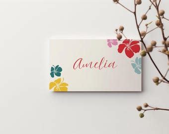 Editable Printable Name Cards