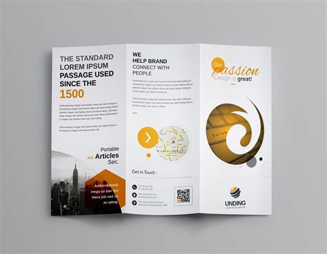 Editable Printable Venus Brochure