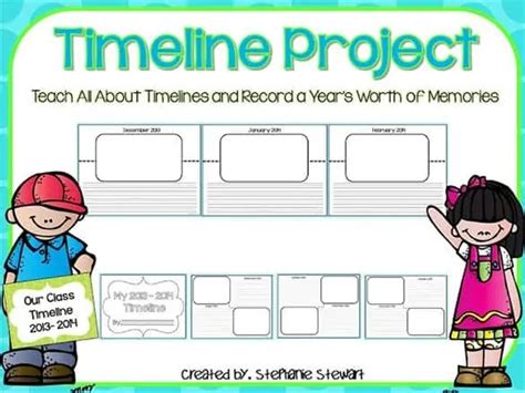 editable timeline template for students