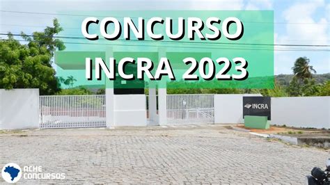 edital concurso incra 2023