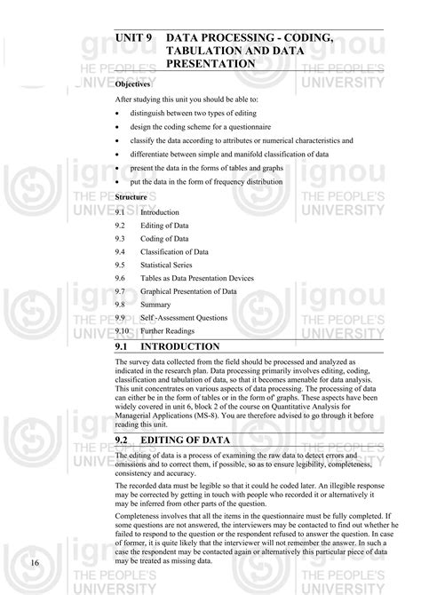 editing and coding of data in research methodology pdf