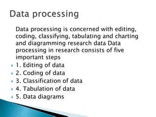 editing and coding of data in research methodology ppt