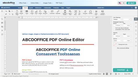 Editing PDF Document Online