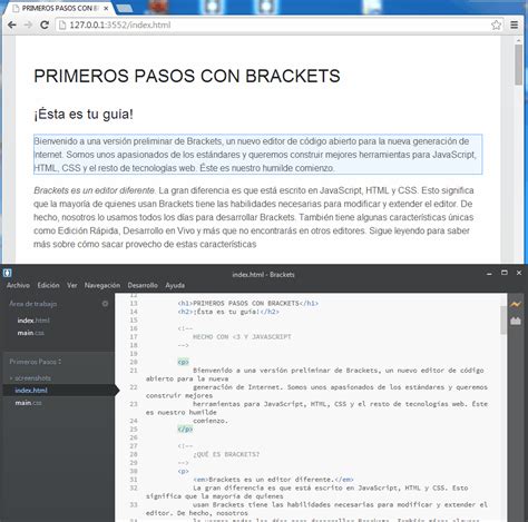 Editor Brackets Como Funciona