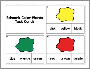 Edmark Printable Picture Cards