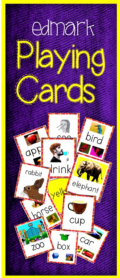 Edmark Printable Piture Cards