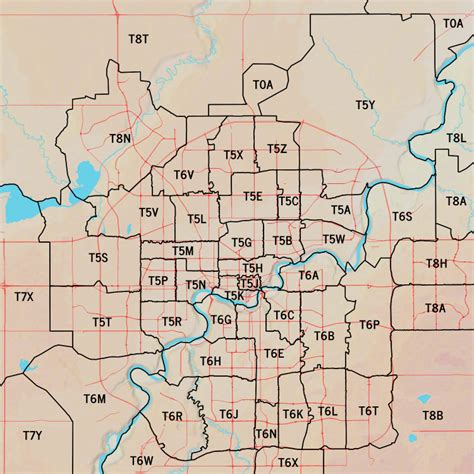 Edmonton Canada Zip Codes