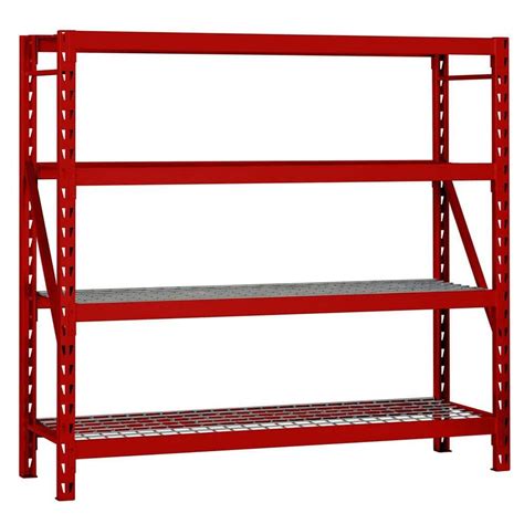 home.furnitureanddecorny.com:edsal 4 shelf steel shelving unit