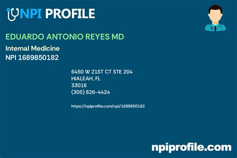 eduardo reyes md npi