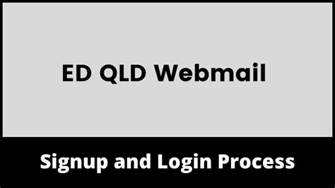 education qld webmail login