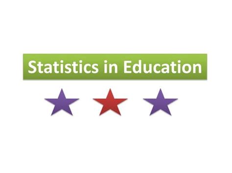 Education Statistics Meaning