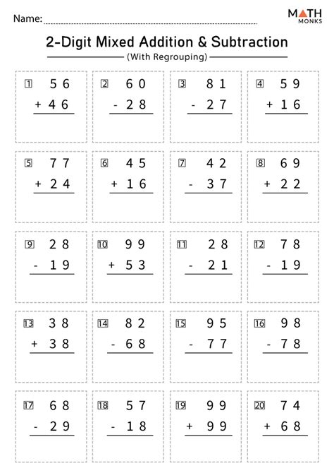 Education.com Printable Lesson Addition Regrouping Forms