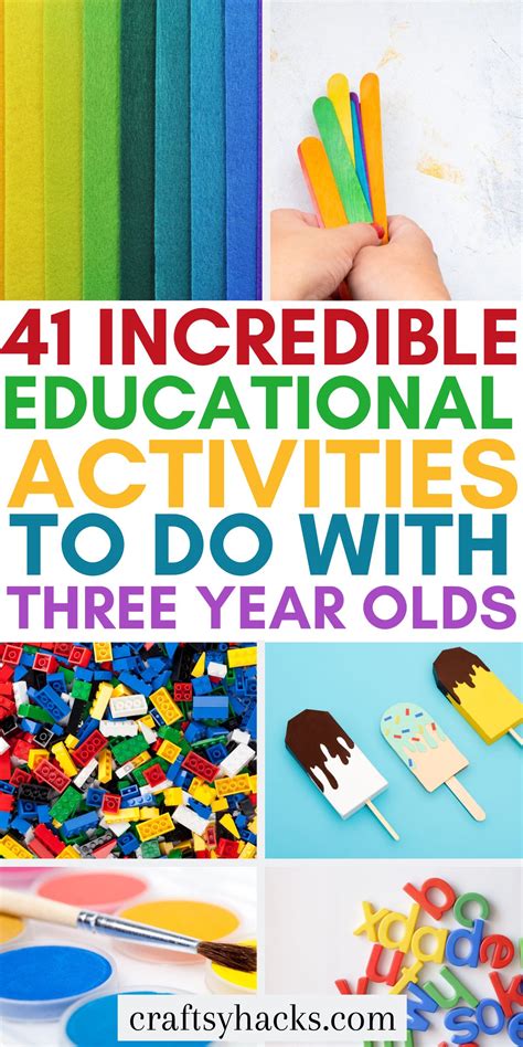Educational 3 Year Old Activities