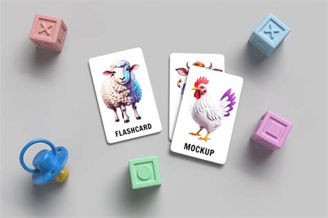 educational flashcards design