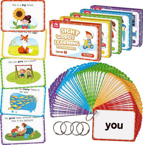 educational learning flashcards