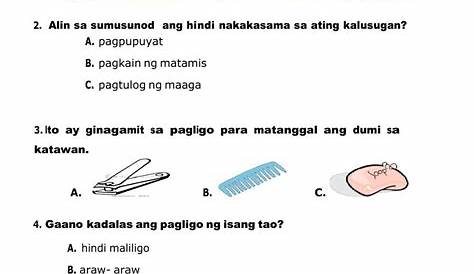 Edukasyon sa Pagpapakatao Summative TEST 3 - WEEK 5 & 6 - SUMMATIVE