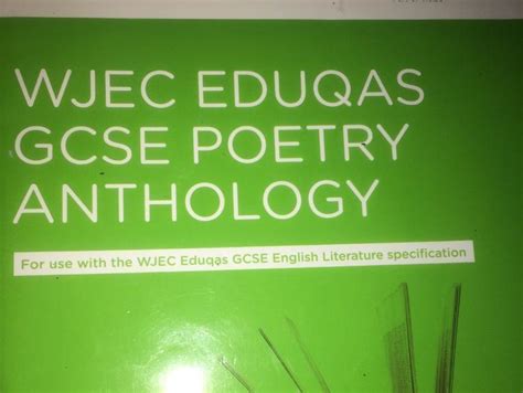 eduqas poetry anthology