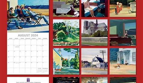 Edward Hopper 2024 calendar 30x30 Poznaj nasze książki i kalendarze