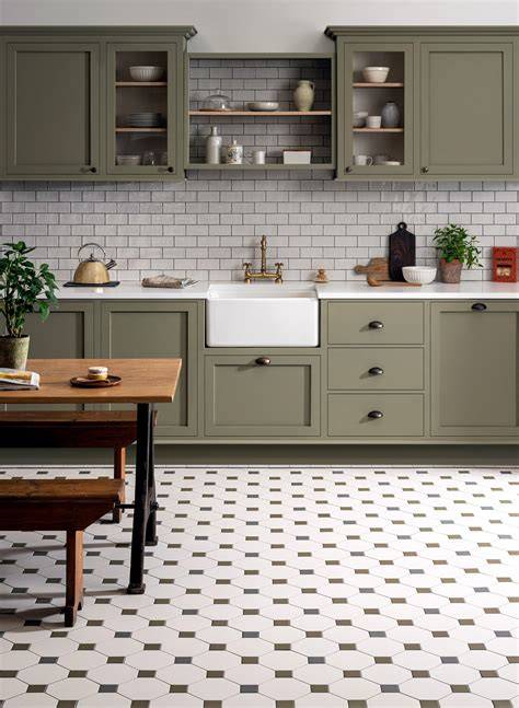 Edwardian Kitchen Floor Tiles