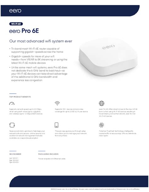 eero user manual pdf