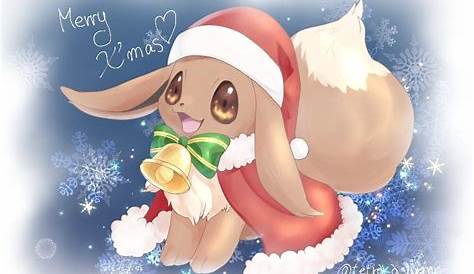Eevee Christmas Wallpaper Cute ! Cute Pokemon Pokemon