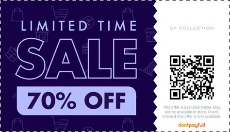 ef collection promo code