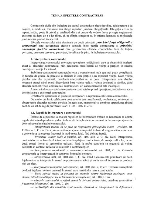 efectele rezilierii contractului