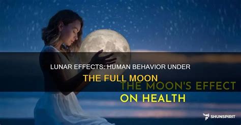 Effect Of Moon On Humans