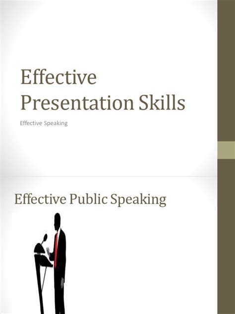 Here Effective Presentation Skills Pdf References