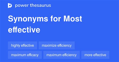 effective synonym thesaurus
