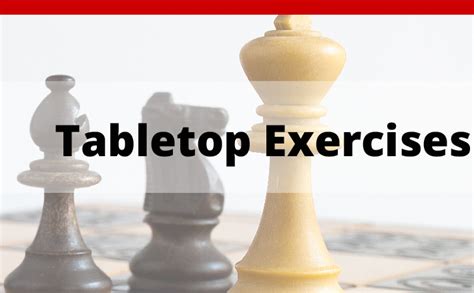 effective tabletop exercises