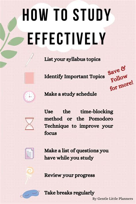 Study Effectively for Tests