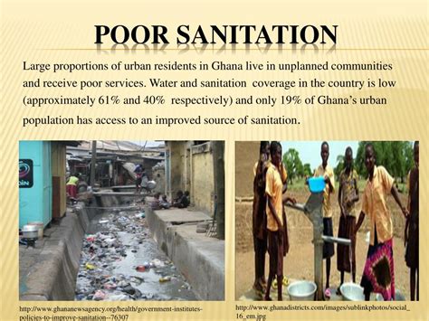 effects of poor sanitation in ghana