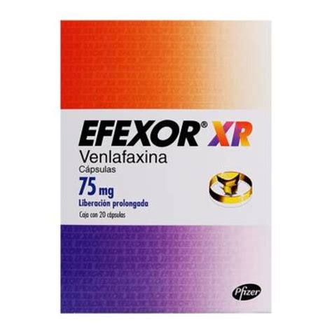 Efexor XR 75 mg 20 cápsulas de liberación prolongada Walmart