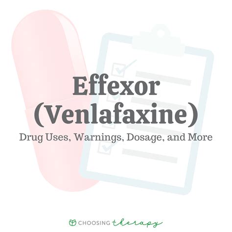 effexor medication classification