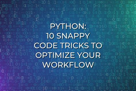 efficient python code