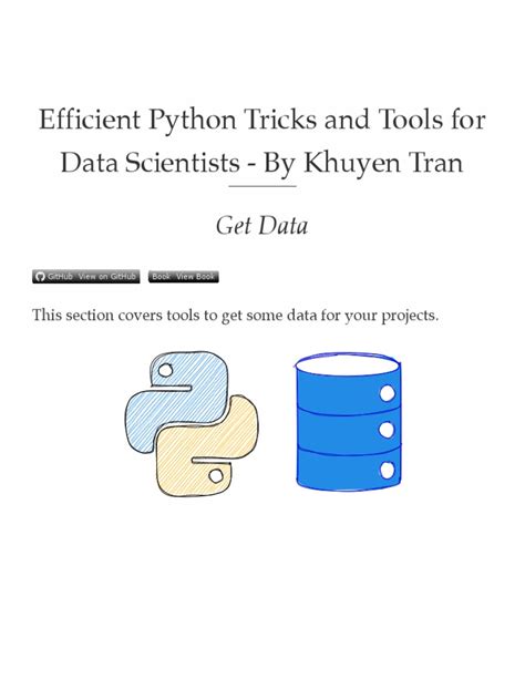 efficient python tricks and tools for data scientists
