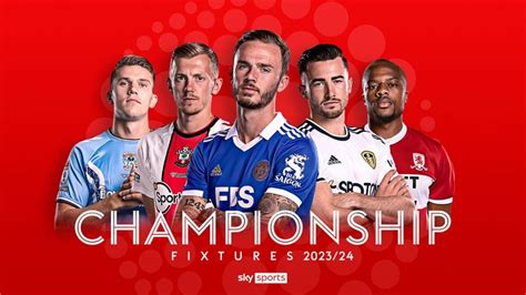 efl - the championship fixtures