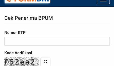 Eform Bri Co Id Bpum Link Eform.bri.co.id BPUM Pakai Aplikasi Cek