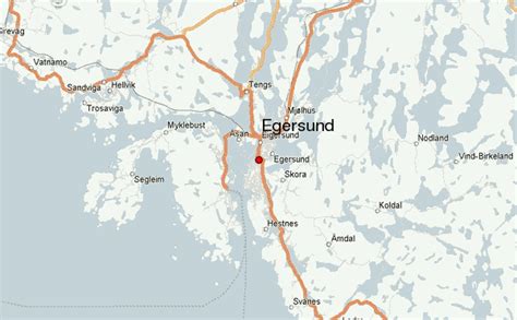 egersund norway map