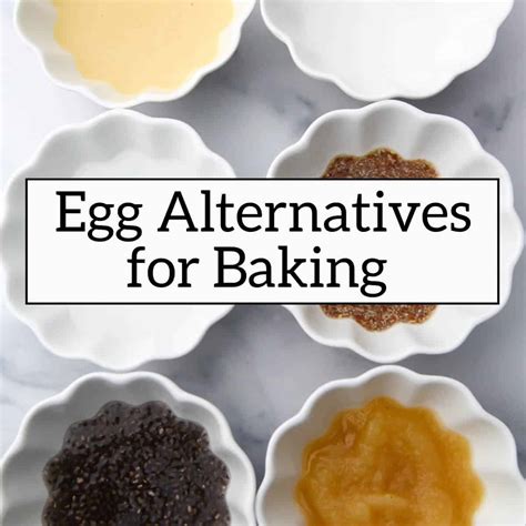 Egg Alternatives Baking
