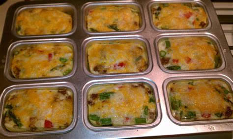 Egg Bake In Mini Loaf Pan