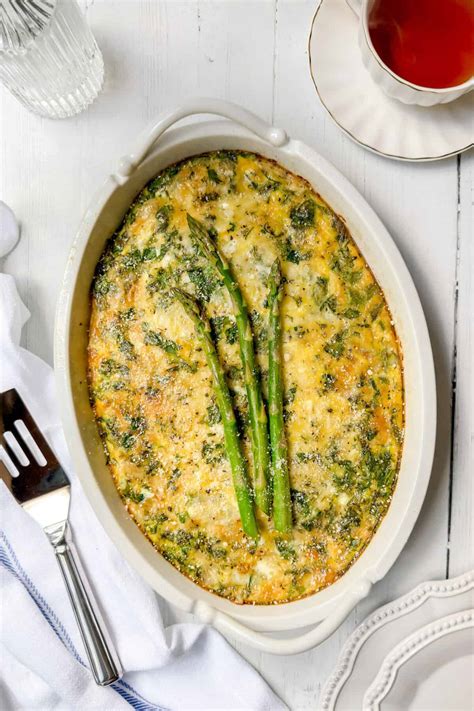 Egg Bake With Asparagus