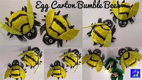 Egg Carton Bumble Bee