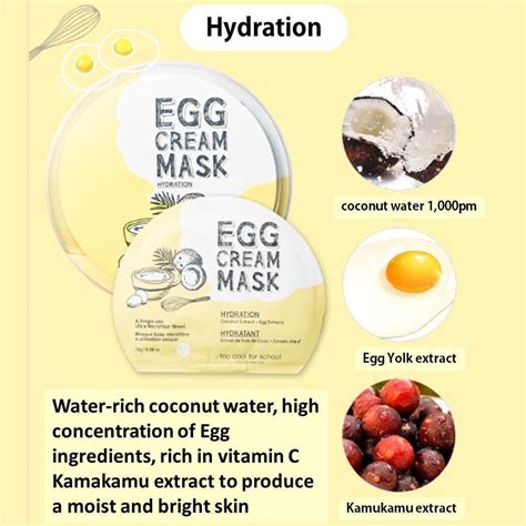 Egg Cream Face Mask