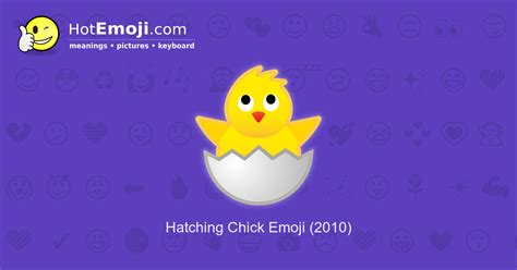 Egg Hatching Emoji Meaning