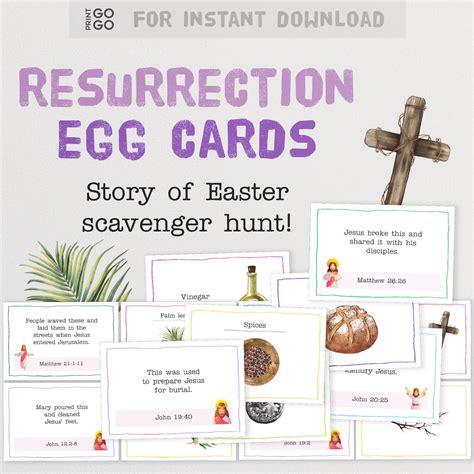 Egg Hunt Religious Printable